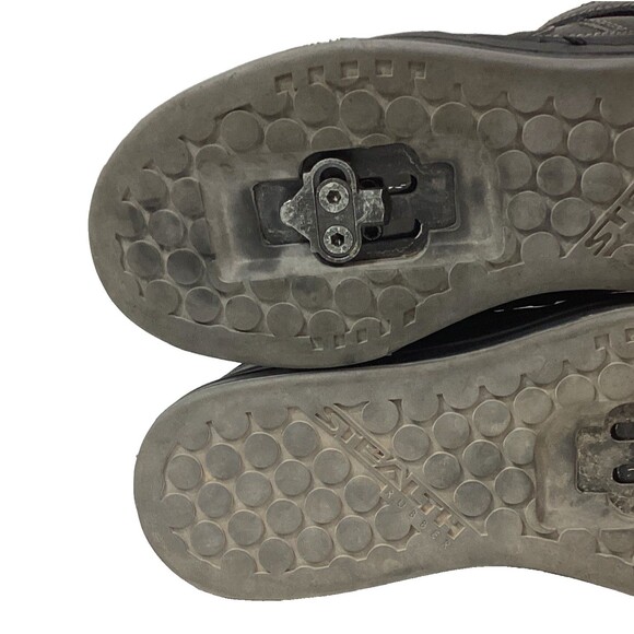 Five Ten 5.10 Cyclone Cycling Stealth Shoes Men\'s Sz 7 Black Two-Bolt Mountain